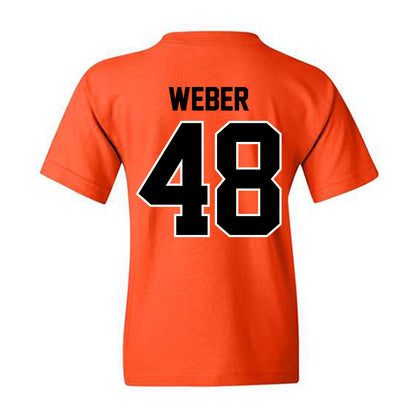 Oklahoma State - NCAA Baseball : Aaron Weber - Sports Shersey Youth T-Shirt-1