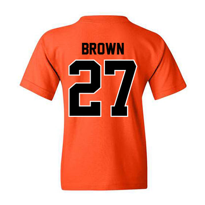 Oklahoma State - NCAA Baseball : Matthew Brown - Sports Shersey Youth T-Shirt-1