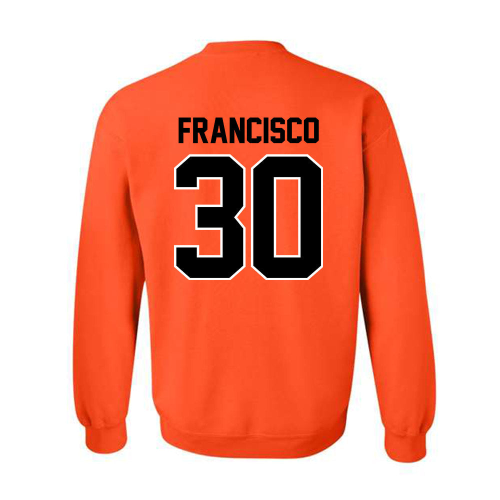 Oklahoma State - NCAA Baseball : Brady Francisco - Sports Shersey Crewneck Sweatshirt-1
