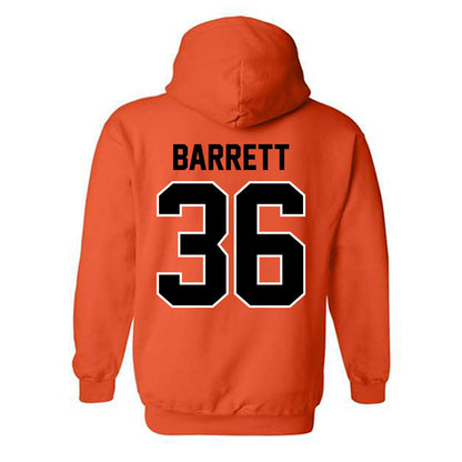 Oklahoma State - NCAA Baseball : Hudson Barrett - Sports Shersey Hooded Sweatshirt-1