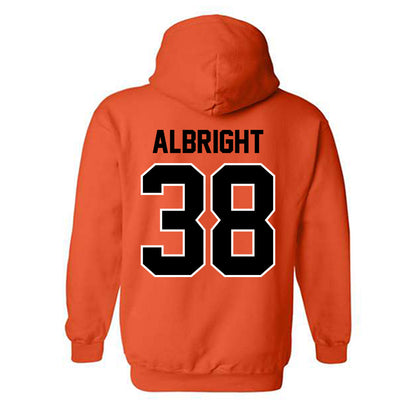 Oklahoma State - NCAA Baseball : Gaige Albright - Sports Shersey Hooded Sweatshirt-1