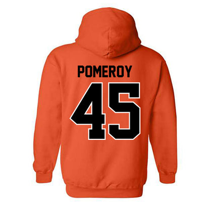 Oklahoma State - NCAA Baseball : Deacon Pomeroy - Sports Shersey Hooded Sweatshirt-1