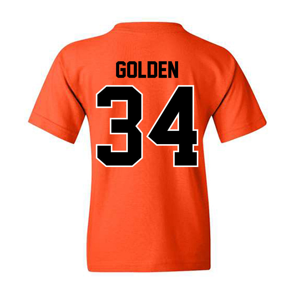 Oklahoma State - NCAA Baseball : Josiah Golden - Sports Shersey Youth T-Shirt-1