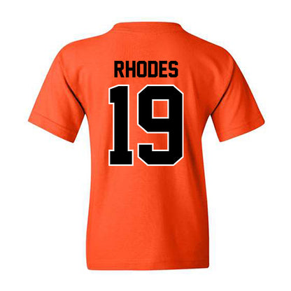 Oklahoma State - NCAA Baseball : Stormy Rhodes - Sports Shersey Youth T-Shirt-1