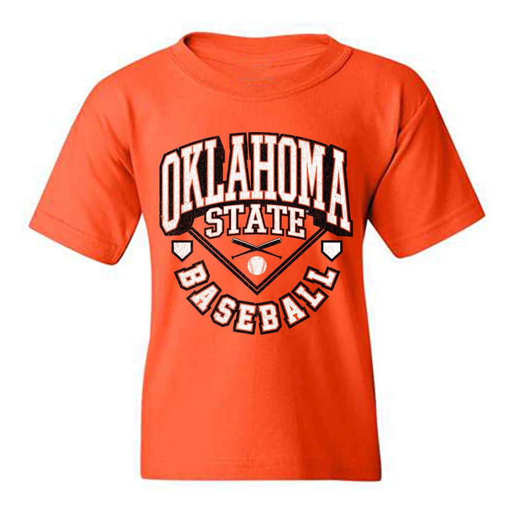 Oklahoma State - NCAA Baseball : Stormy Rhodes - Sports Shersey Youth T-Shirt-0