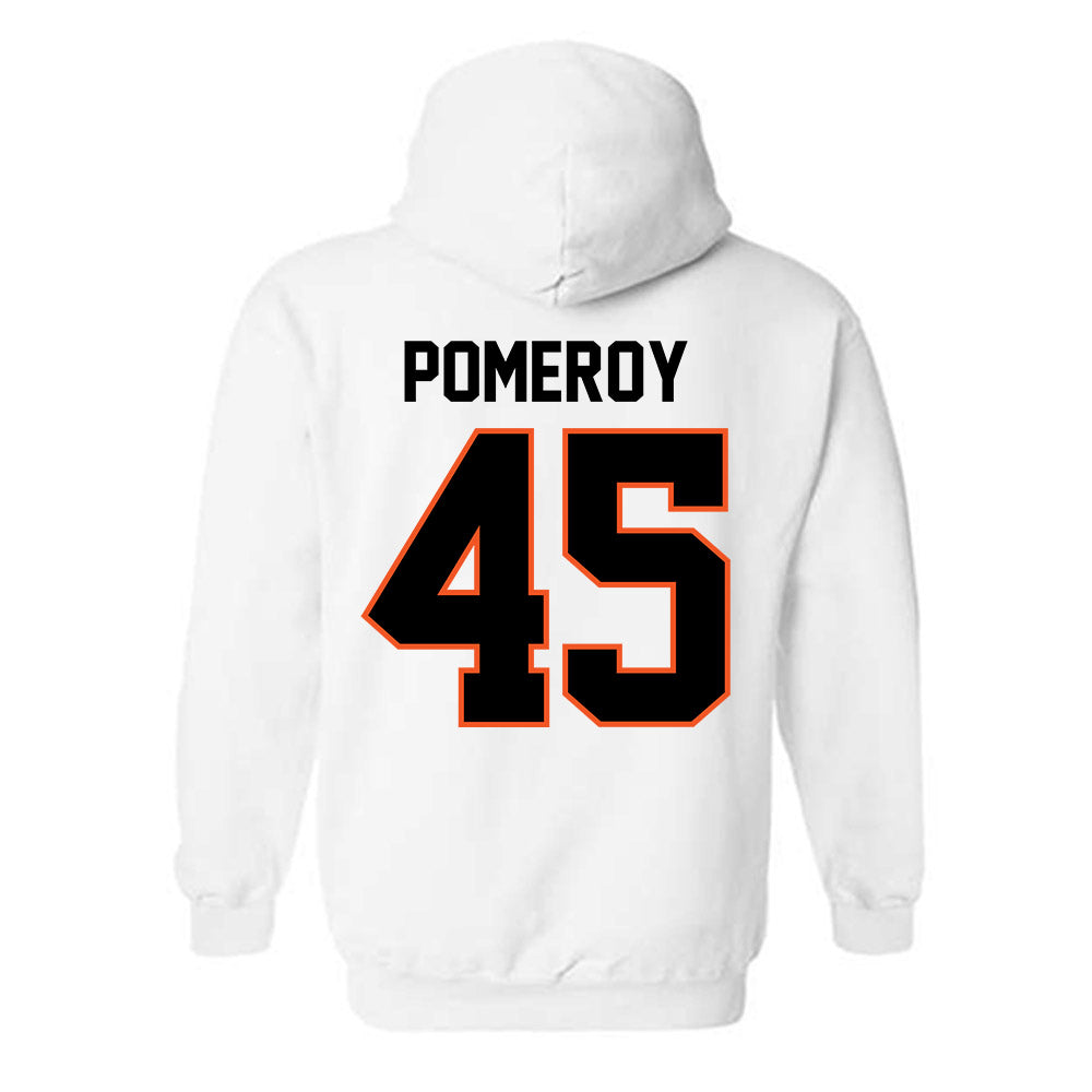 Oklahoma State - NCAA Baseball : Deacon Pomeroy - Sports Shersey Hooded Sweatshirt-1