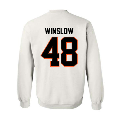 Oklahoma State - NCAA Baseball : Drew Winslow - Sports Shersey Crewneck Sweatshirt-1