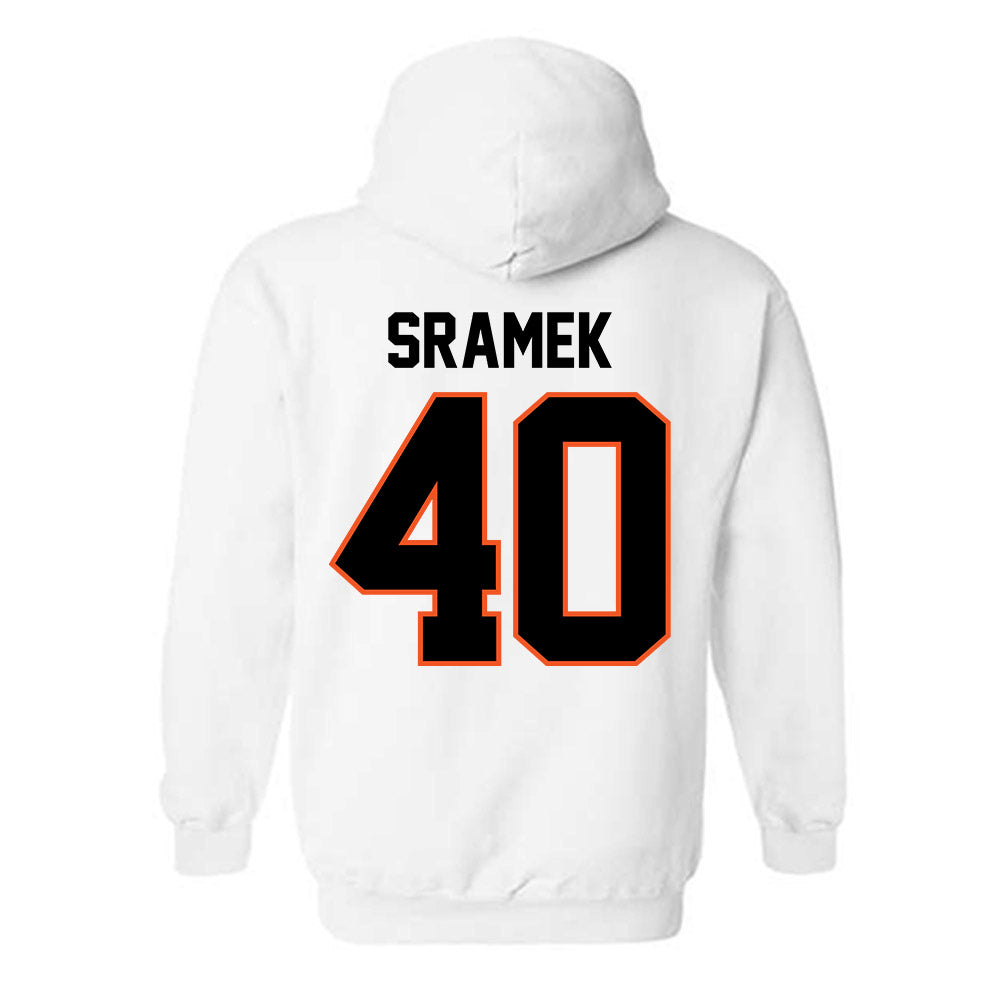 Oklahoma State - NCAA Baseball : Caden Sramek - Sports Shersey Hooded Sweatshirt-1