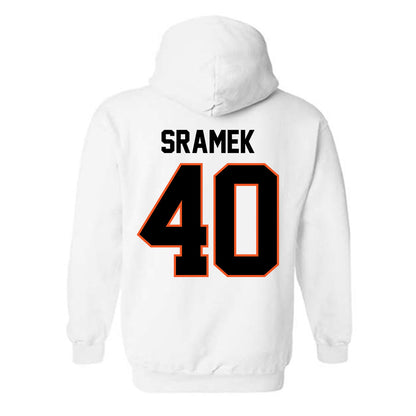 Oklahoma State - NCAA Baseball : Caden Sramek - Sports Shersey Hooded Sweatshirt-1