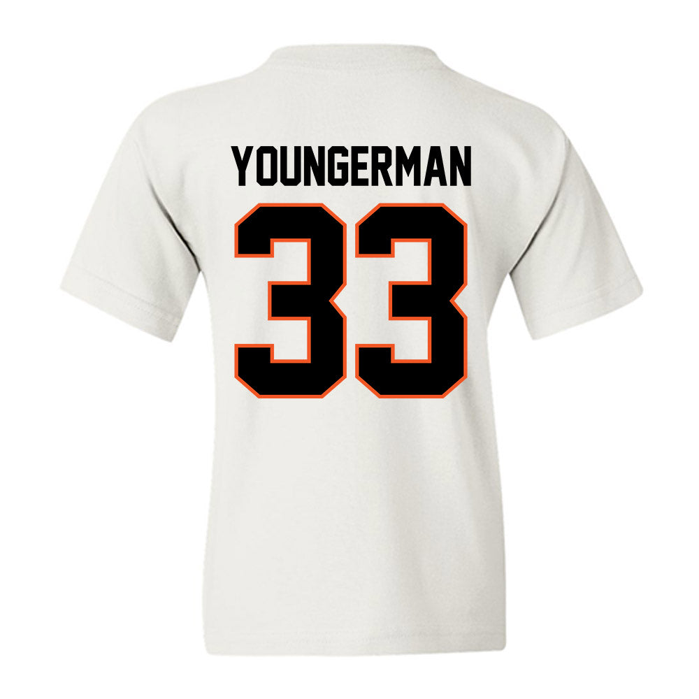 Oklahoma State - NCAA Baseball : Sean Youngerman - Sports Shersey Youth T-Shirt-1