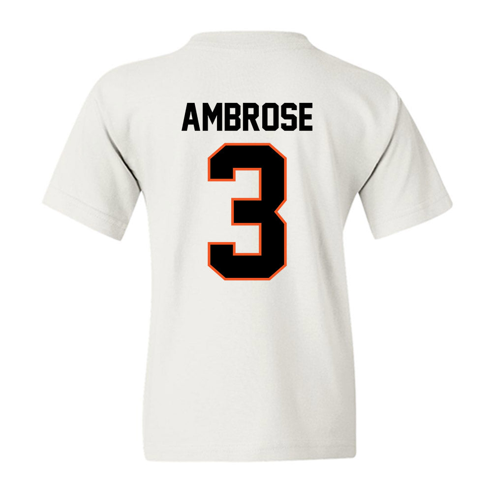Oklahoma State - NCAA Baseball : Evelyn Ambrose - Sports Shersey Youth T-Shirt-1