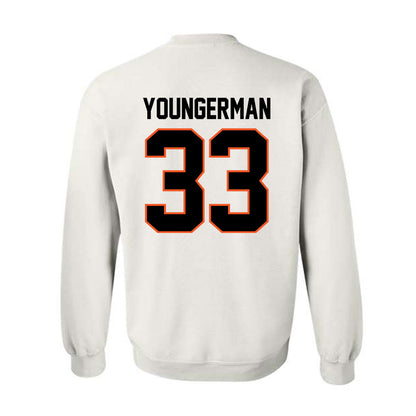 Oklahoma State - NCAA Baseball : Sean Youngerman - Sports Shersey Crewneck Sweatshirt-1