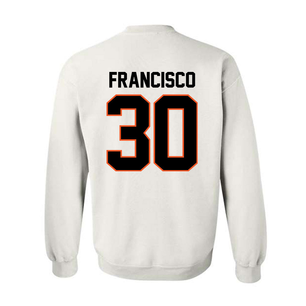Oklahoma State - NCAA Baseball : Brady Francisco - Sports Shersey Crewneck Sweatshirt-1