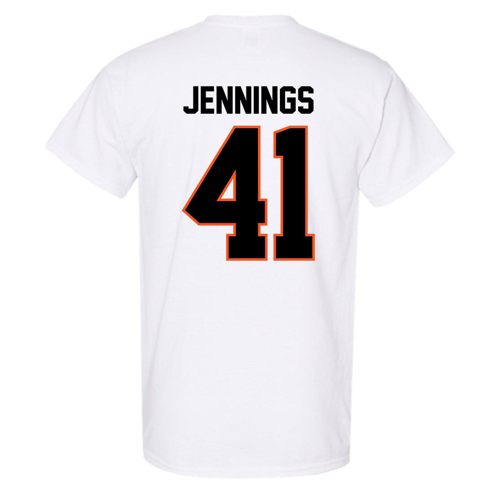 Oklahoma State - NCAA Baseball : Parker Jennings - Sports Shersey T-Shirt-1
