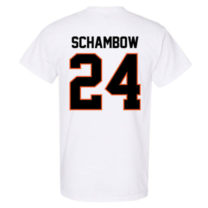Oklahoma State - NCAA Baseball : Quinn Schambow - Sports Shersey T-Shirt-1