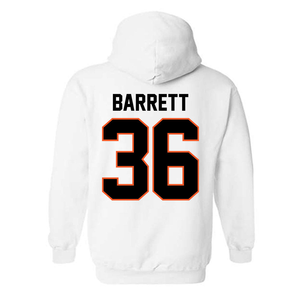 Oklahoma State - NCAA Baseball : Hudson Barrett - Sports Shersey Hooded Sweatshirt-1