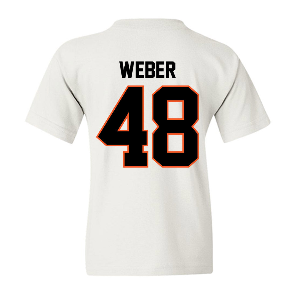 Oklahoma State - NCAA Baseball : Aaron Weber - Sports Shersey Youth T-Shirt-1