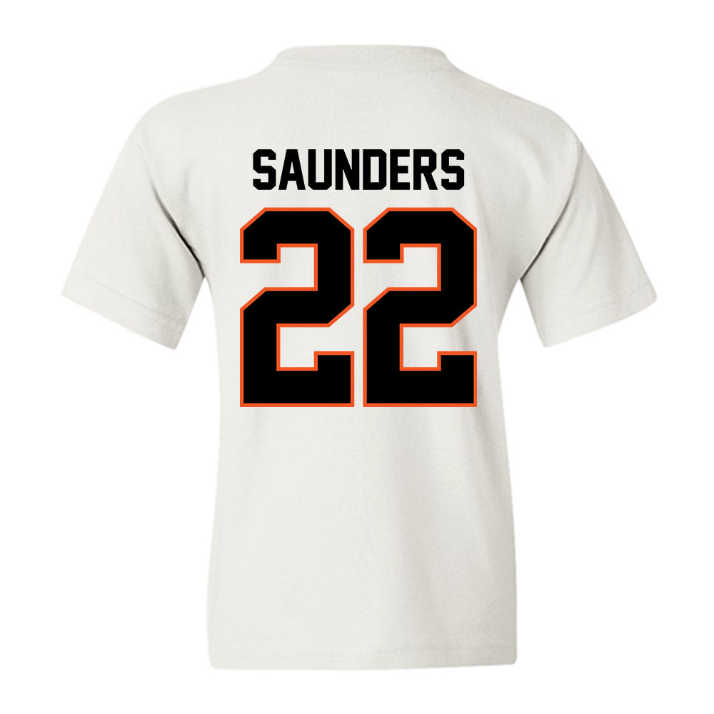 Oklahoma State - NCAA Baseball : Evan Saunders - Sports Shersey Youth T-Shirt-1