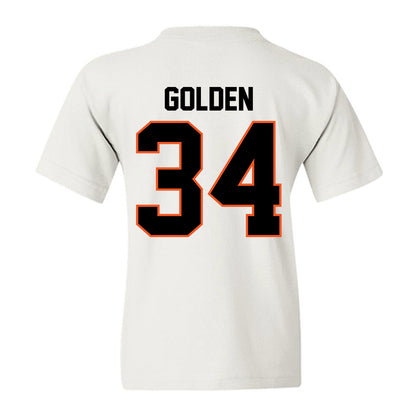Oklahoma State - NCAA Baseball : Josiah Golden - Sports Shersey Youth T-Shirt-1