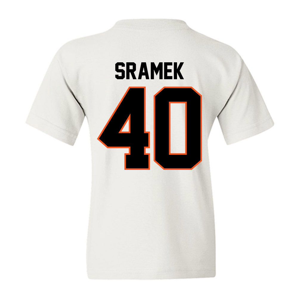 Oklahoma State - NCAA Baseball : Caden Sramek - Sports Shersey Youth T-Shirt-1