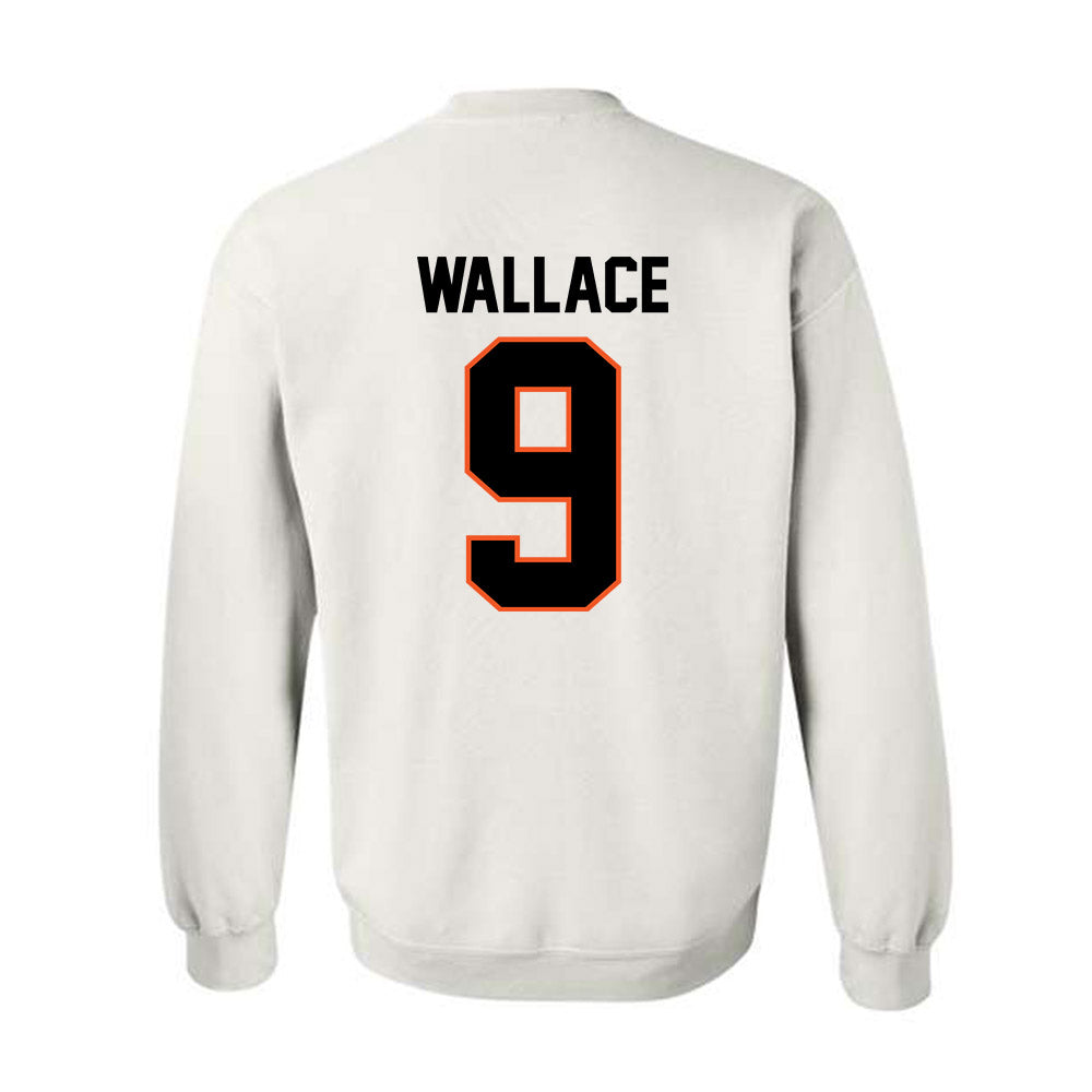 Oklahoma State - NCAA Baseball : Danny Wallace - Sports Shersey Crewneck Sweatshirt-1