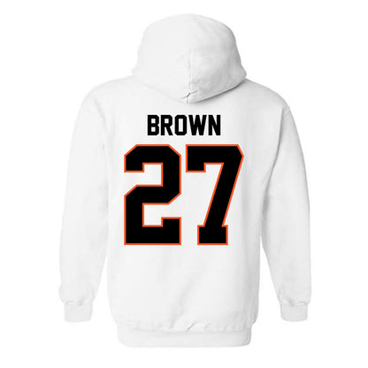 Oklahoma State - NCAA Baseball : Matthew Brown - Sports Shersey Hooded Sweatshirt-1