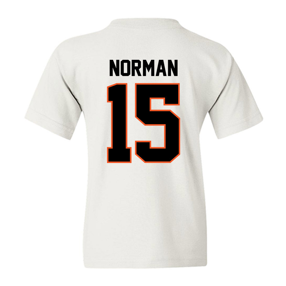 Oklahoma State - NCAA Baseball : Sebastian Norman - Sports Shersey Youth T-Shirt-1