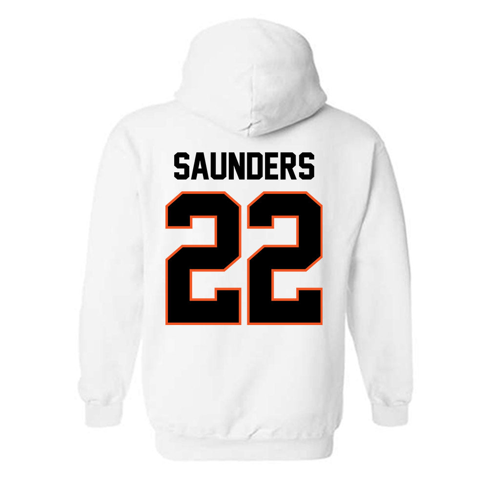 Oklahoma State - NCAA Baseball : Evan Saunders - Sports Shersey Hooded Sweatshirt-1