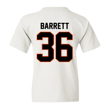 Oklahoma State - NCAA Baseball : Hudson Barrett - Sports Shersey Youth T-Shirt-1
