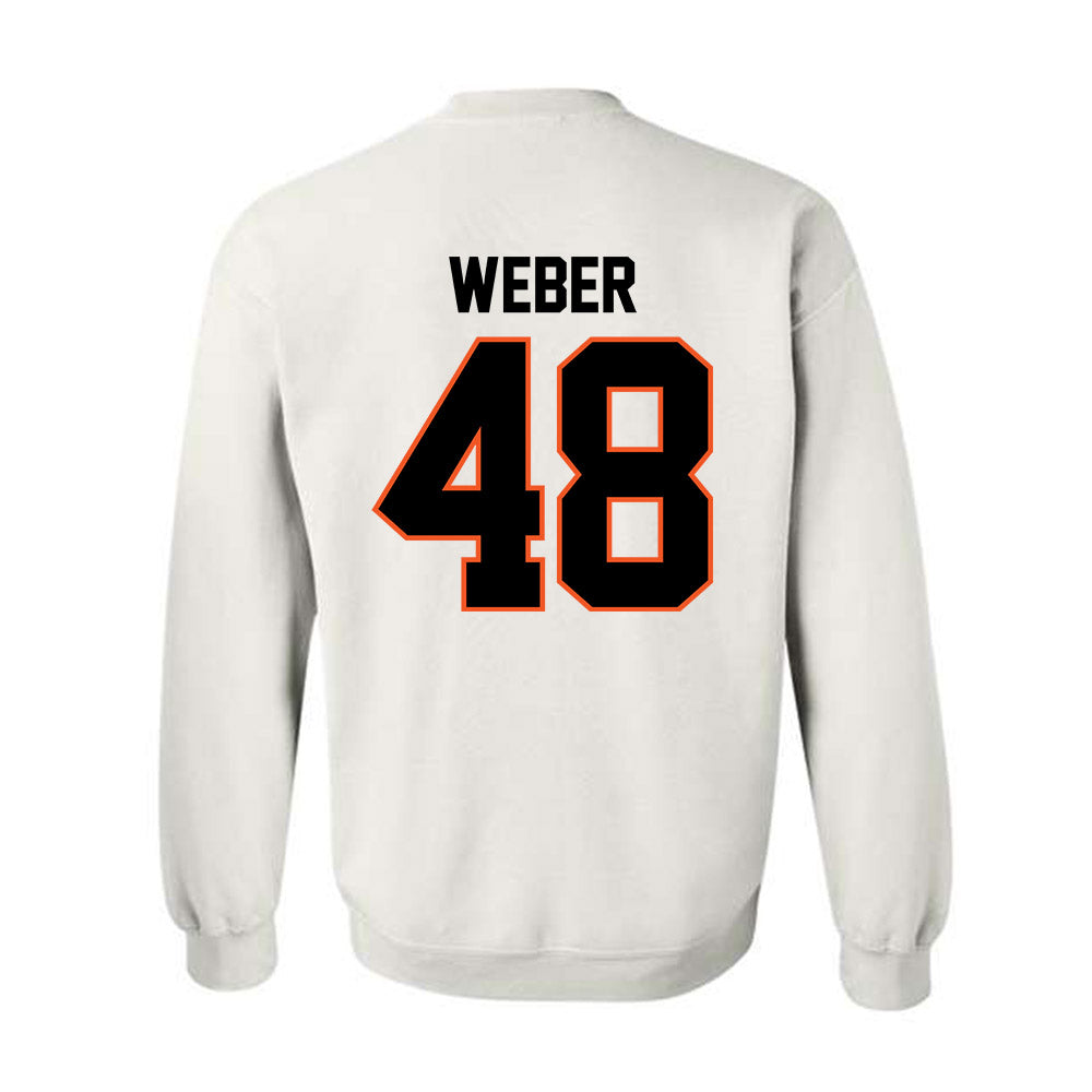 Oklahoma State - NCAA Baseball : Aaron Weber - Sports Shersey Crewneck Sweatshirt-1
