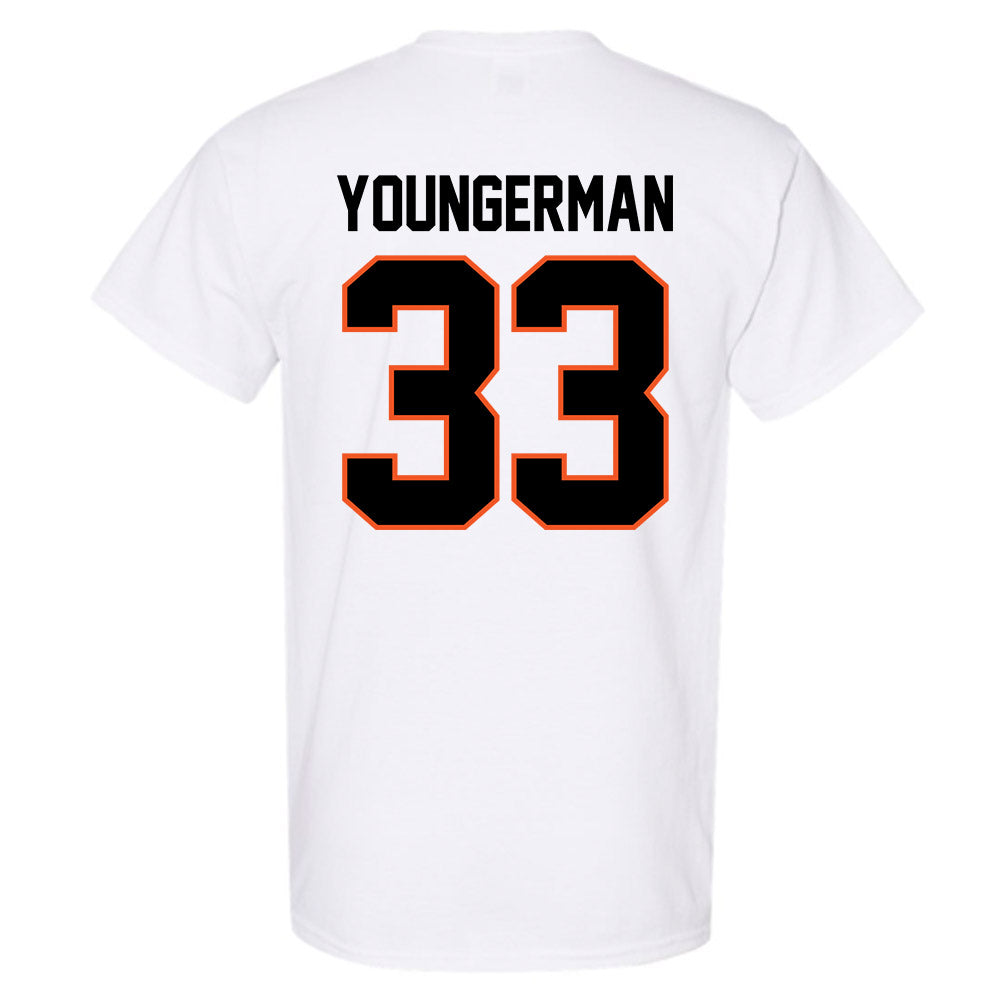 Oklahoma State - NCAA Baseball : Sean Youngerman - Sports Shersey T-Shirt-1