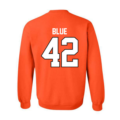 Oklahoma State - NCAA Softball : Dawson Blue - Sports Shersey Crewneck Sweatshirt-1