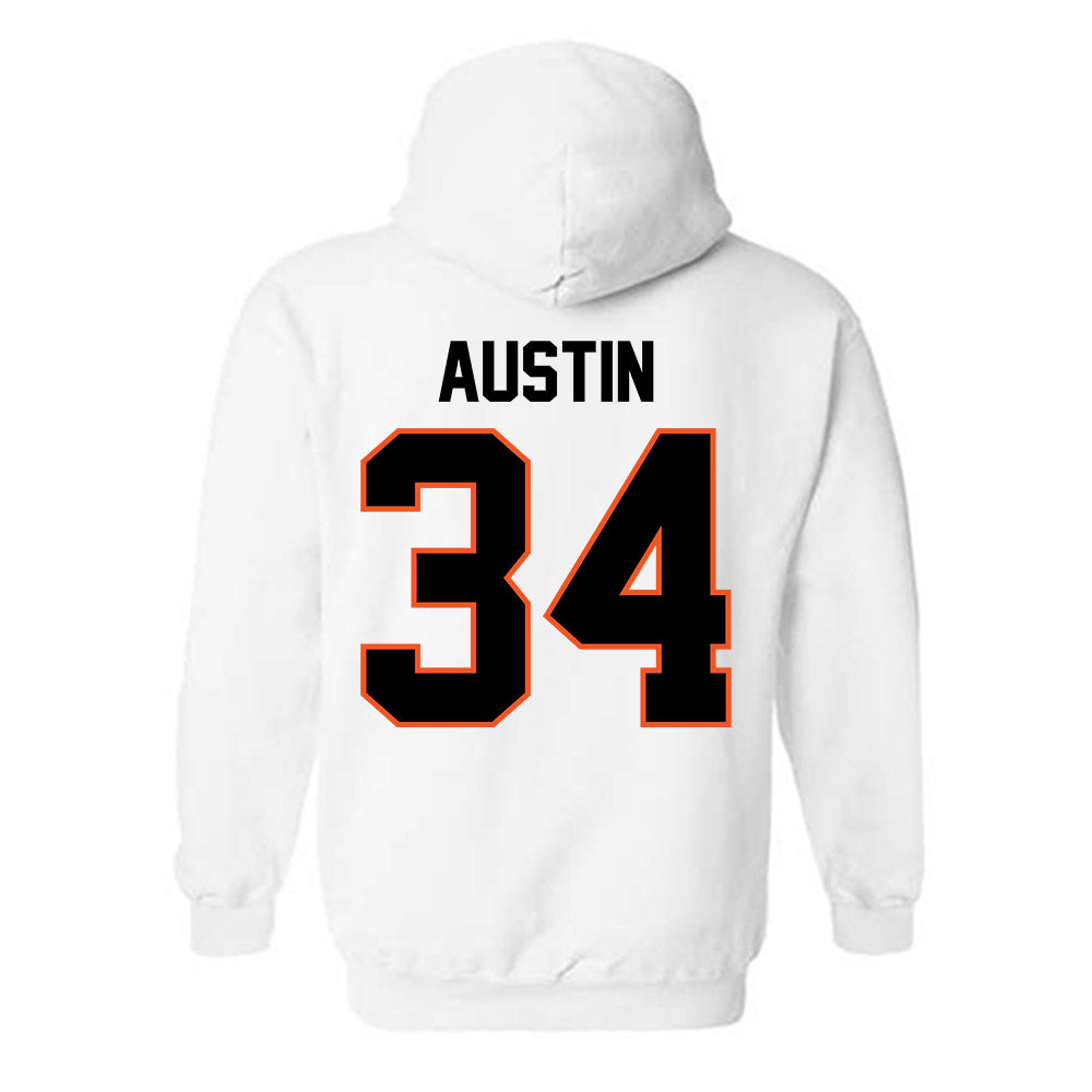 Oklahoma State - NCAA Softball : Jayelle Austin - Sports Shersey Hooded Sweatshirt-1
