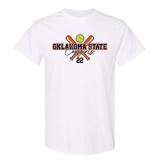 Oklahoma State - NCAA Softball : Elle Mccloskey - Sports Shersey T-Shirt-0