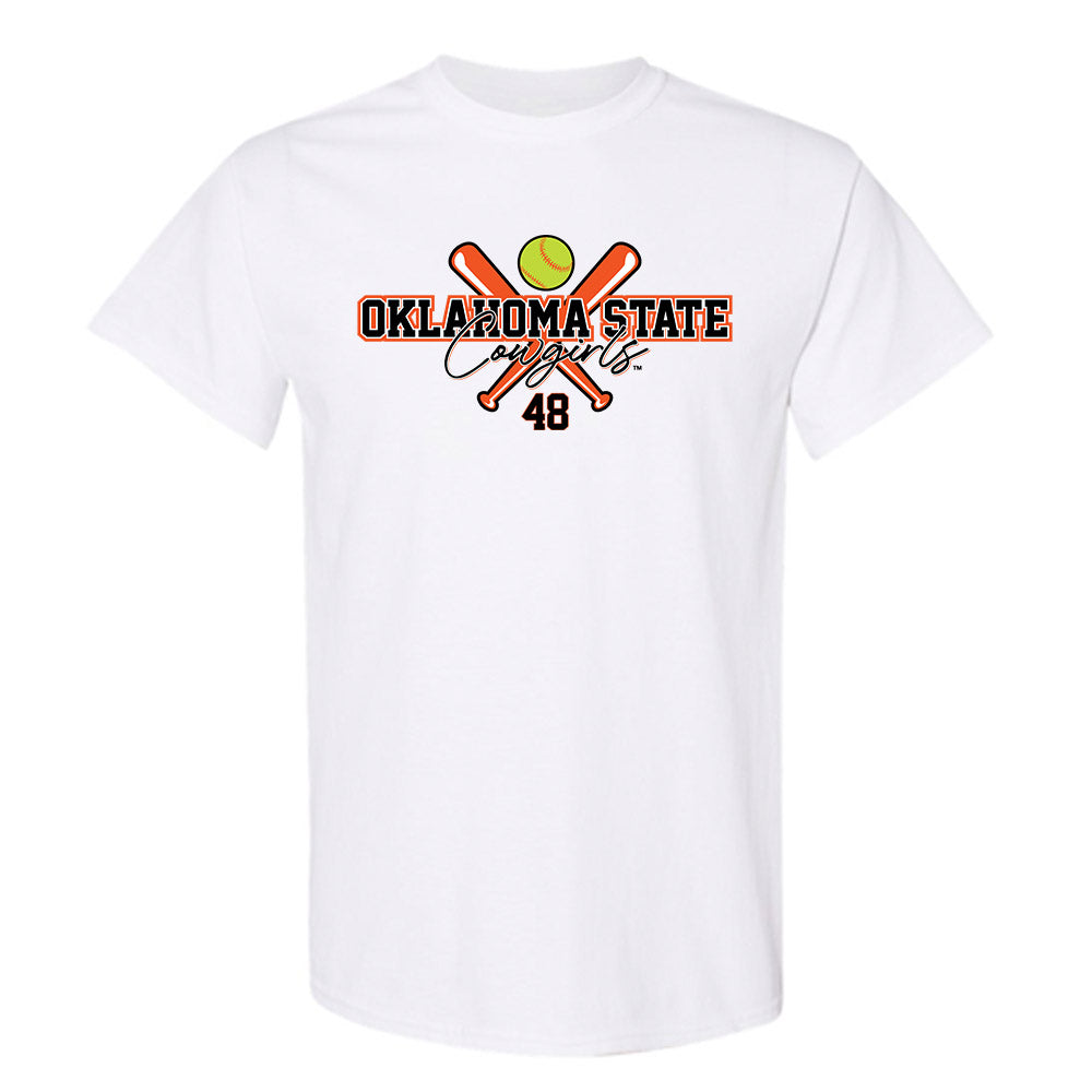 Oklahoma State - NCAA Softball : Delainey Everett - Sports Shersey T-Shirt-0