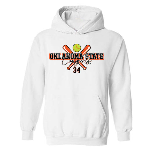Oklahoma State - NCAA Softball : Jayelle Austin - Sports Shersey Hooded Sweatshirt-0