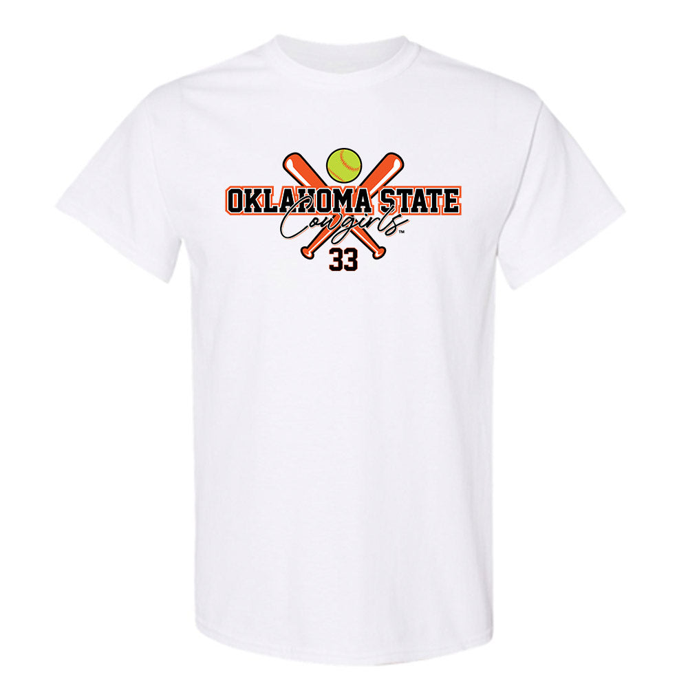 Oklahoma State - NCAA Softball : Gabby Castillo - Sports Shersey T-Shirt-0