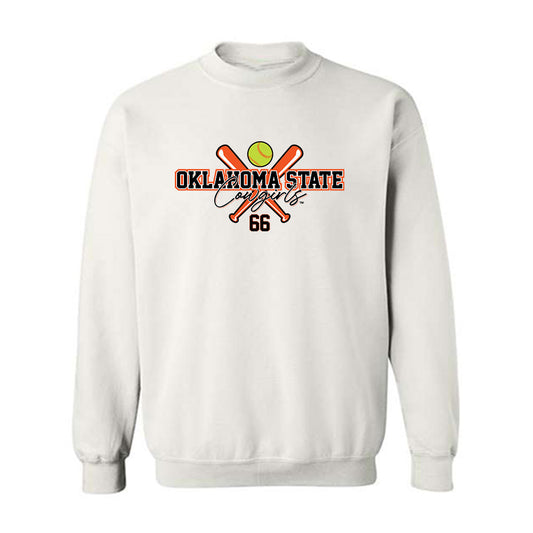 Oklahoma State - NCAA Softball : Ruby Meylan - Sports Shersey Crewneck Sweatshirt-0