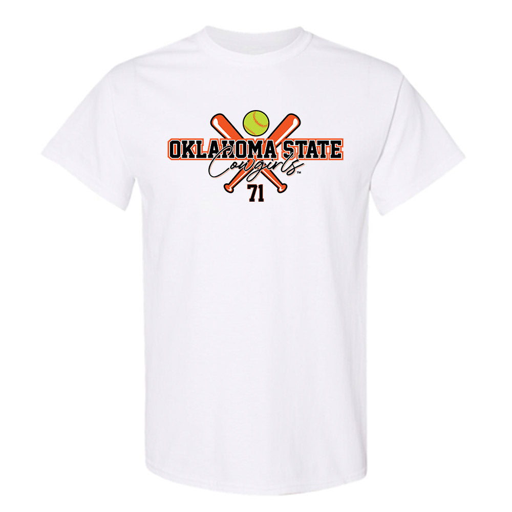 Oklahoma State - NCAA Softball : Jayden Jones - Sports Shersey T-Shirt-0