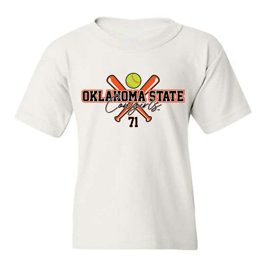 Oklahoma State - NCAA Softball : Jayden Jones - Sports Shersey Youth T-Shirt-0