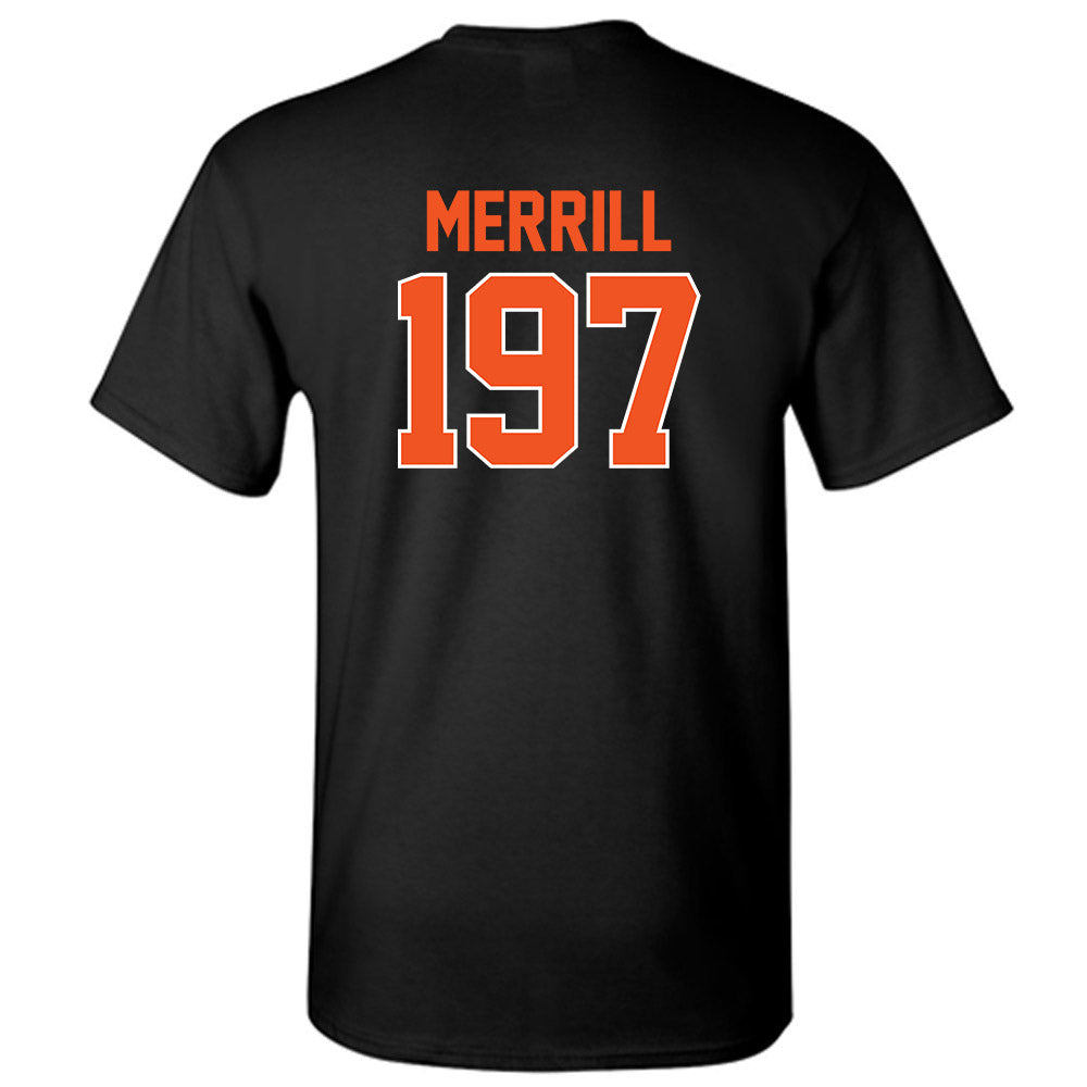 Oklahoma State - NCAA Wrestling : Cody Merrill - Sports Shersey T-Shirt-1
