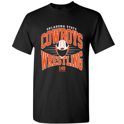 Oklahoma State - NCAA Wrestling : Max Bishop - Sports Shersey T-Shirt-0