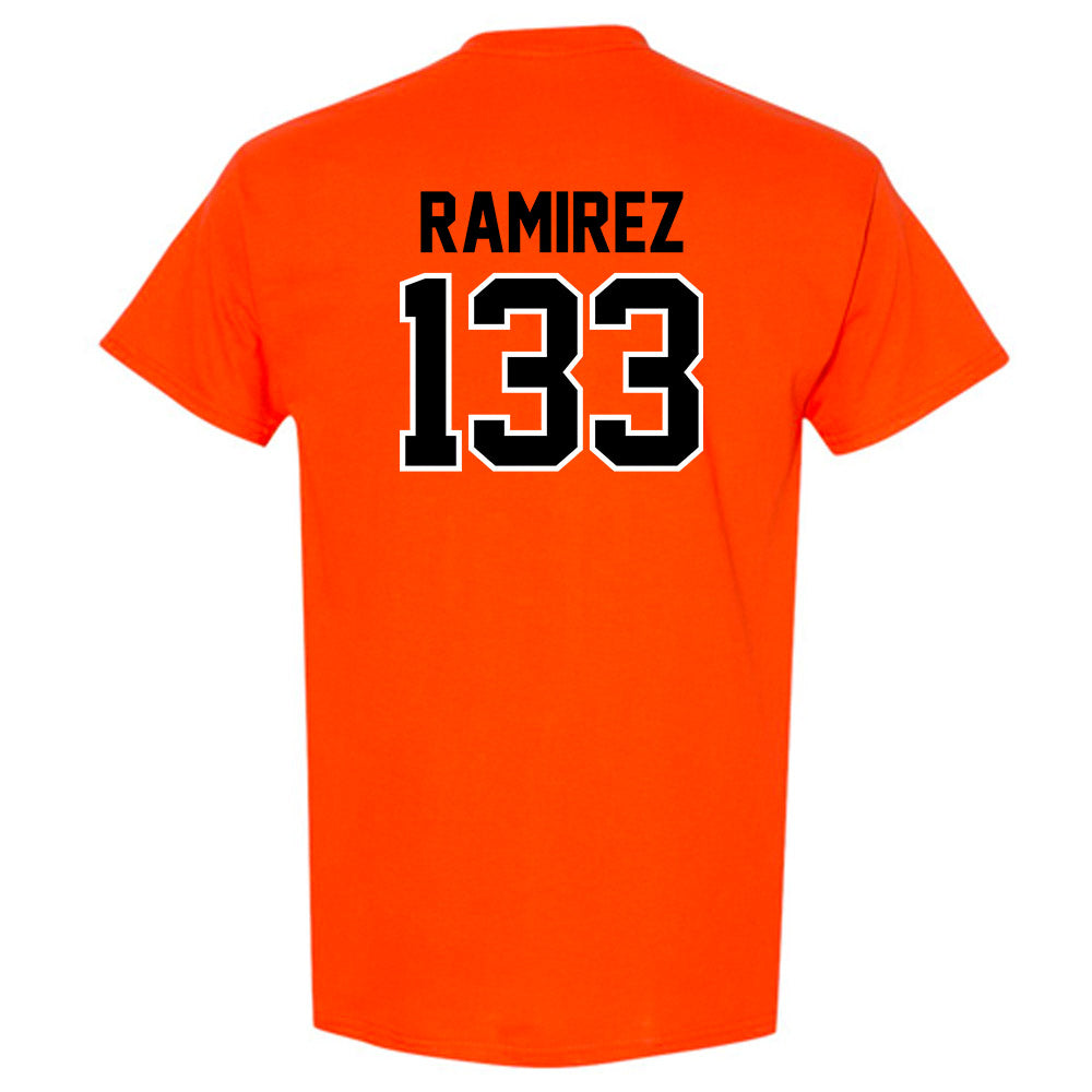 Oklahoma State - NCAA Wrestling : Ronnie Ramirez - Sports Shersey T-Shirt-1