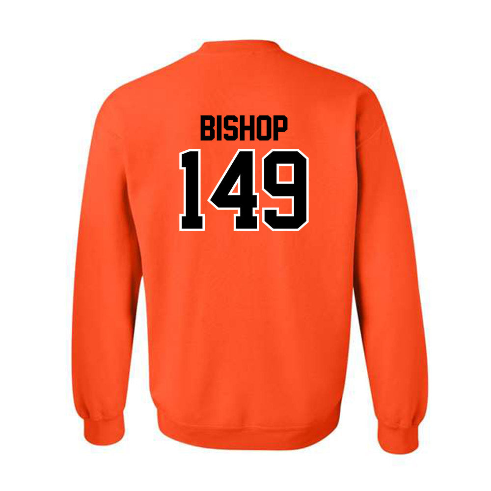 Oklahoma State - NCAA Wrestling : Max Bishop - Sports Shersey Crewneck Sweatshirt-1