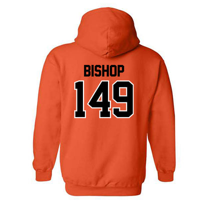 Oklahoma State - NCAA Wrestling : Max Bishop - Sports Shersey Hooded Sweatshirt-1