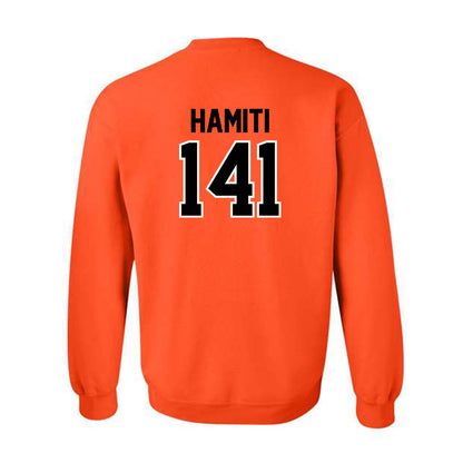 Oklahoma State - NCAA Wrestling : Jake Hamiti - Sports Shersey Crewneck Sweatshirt-1