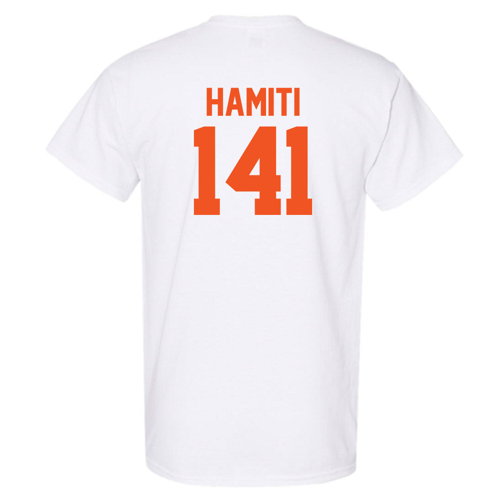 Oklahoma State - NCAA Wrestling : Jake Hamiti - Sports Shersey T-Shirt-1