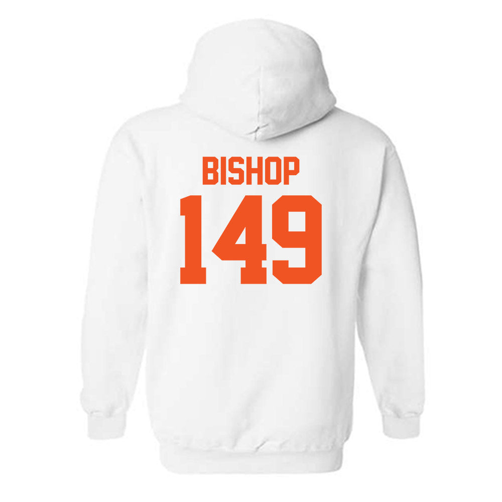 Oklahoma State - NCAA Wrestling : Max Bishop - Sports Shersey Hooded Sweatshirt-1