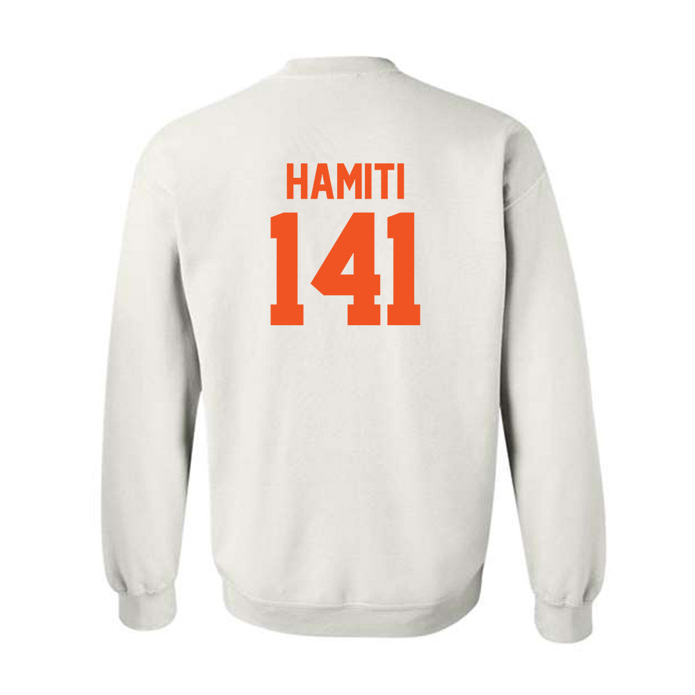 Oklahoma State - NCAA Wrestling : Jake Hamiti - Sports Shersey Crewneck Sweatshirt-1
