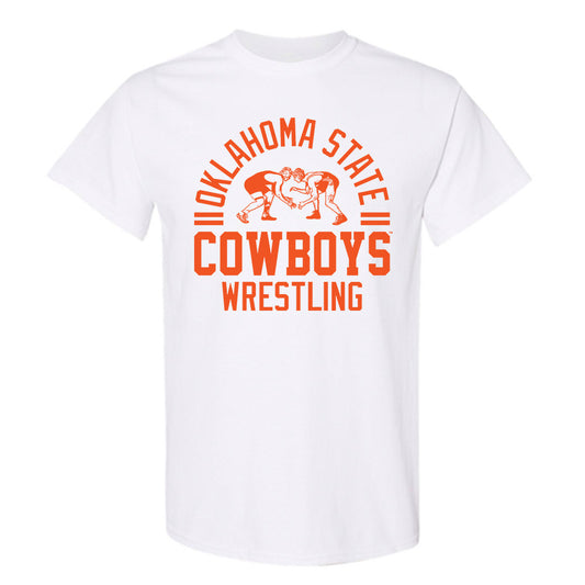 Oklahoma State - NCAA Wrestling : Ronnie Ramirez - Sports Shersey T-Shirt-0